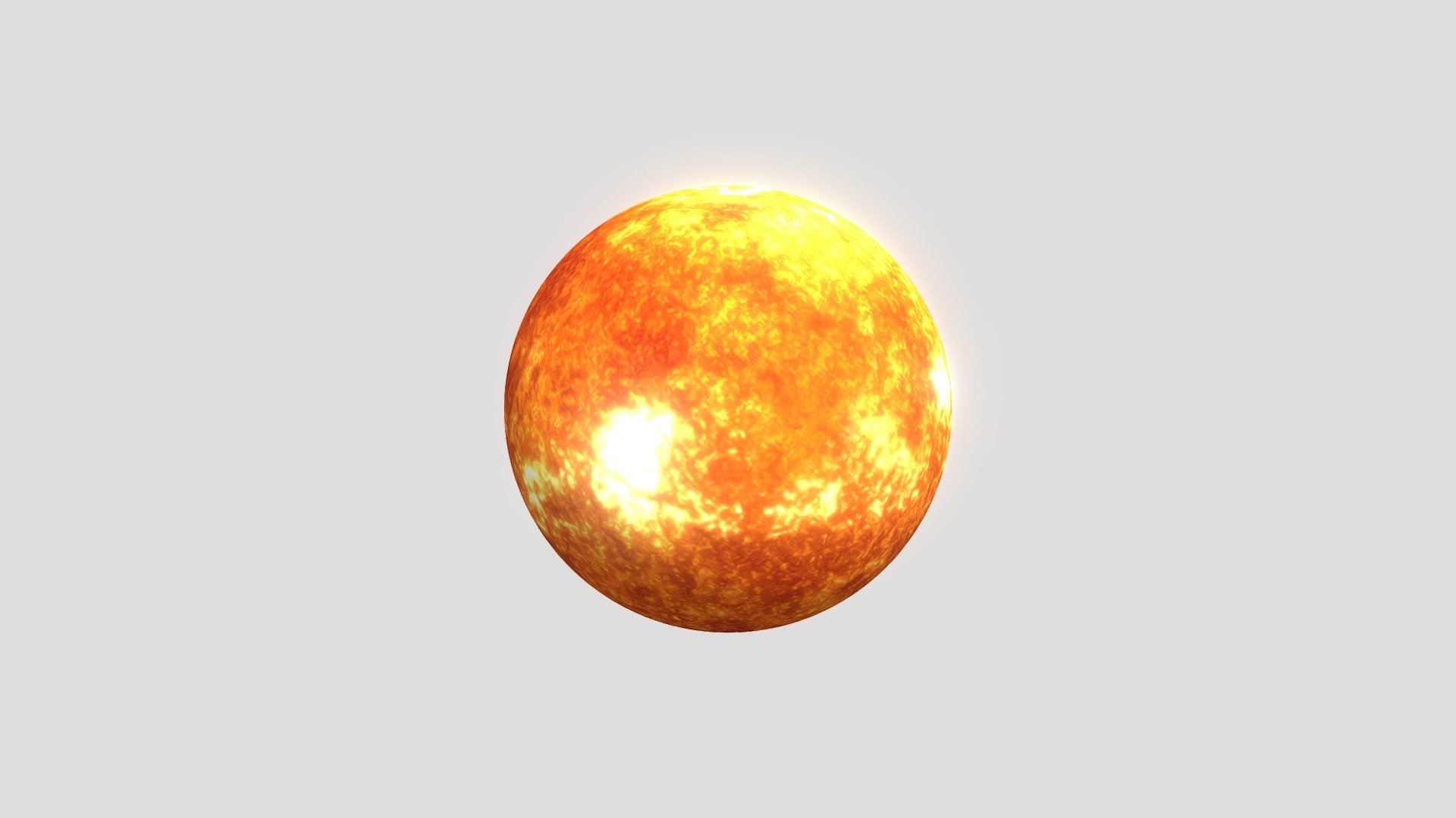 Sun 3d Model By Teoex [20ae071] Sketchfab