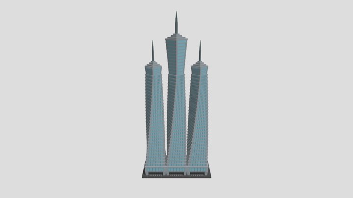 The Three Towers 3D Model