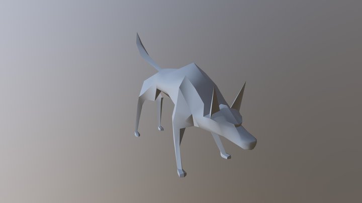 Lobo Lowpoly 3D Model