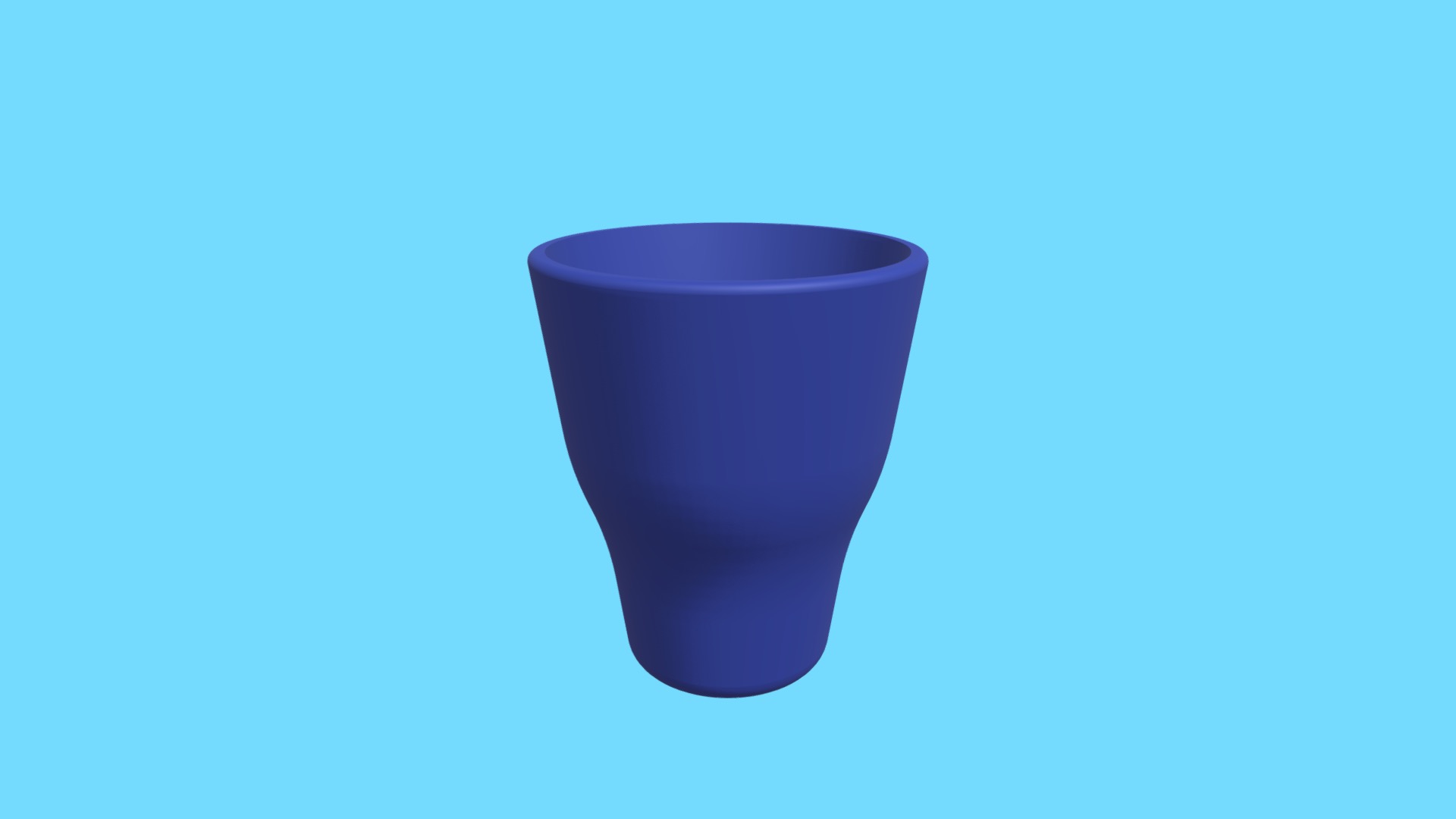 3D model Cup Model - This is a 3D model of the Cup Model. The 3D model is about chart, funnel chart.