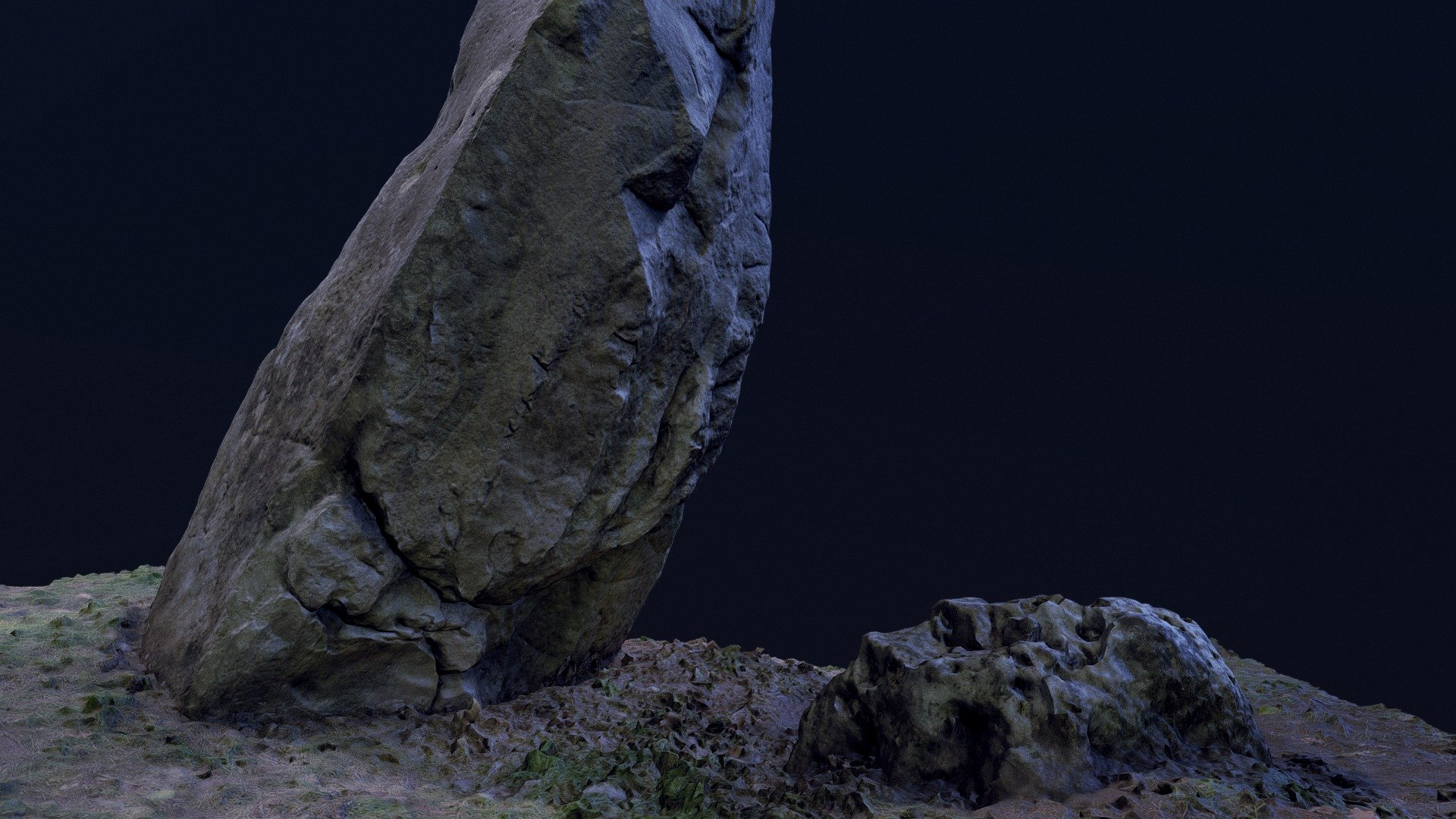 Menhir de la Pierre Droite, Prunay