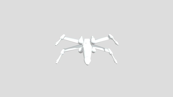 X- Wing 3D Model