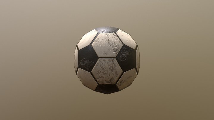 Football 3D Model