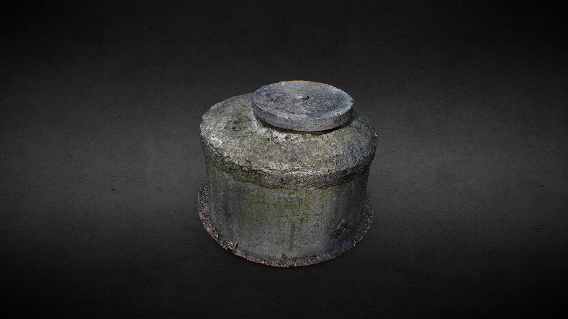 Drain in forest park [photogrammetry] — Sketchfab embed 3D viewer
