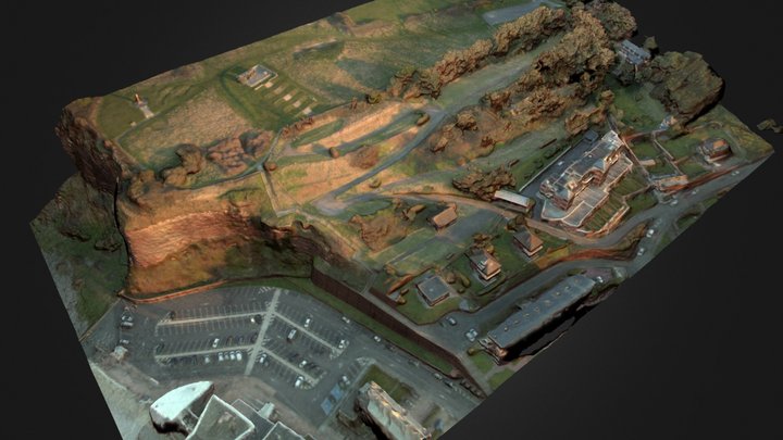 Camping Falaise St Val 3D Model