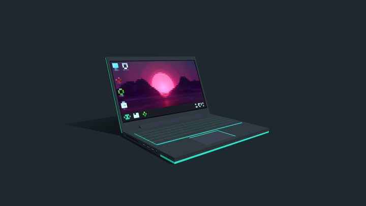 Laptop 3D Model