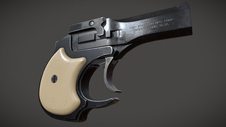 High Standard Derringer .22 3D Model