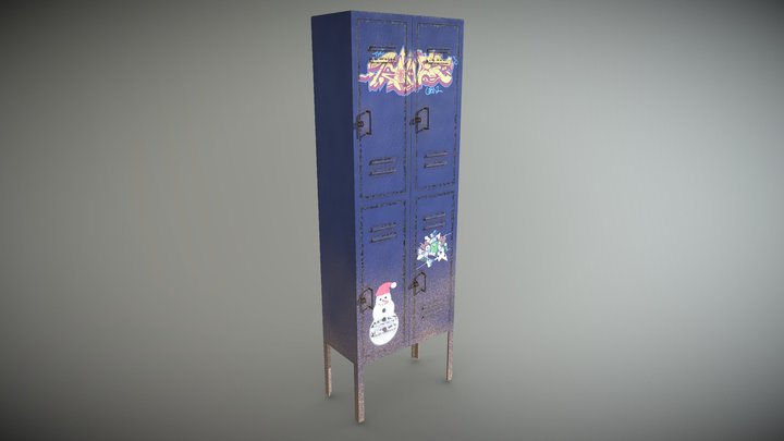 Old Locker 3D Model