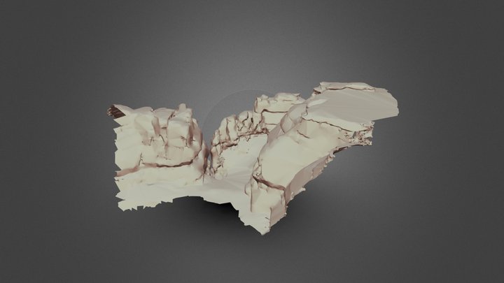 CGI Rock Geometry 3D Model