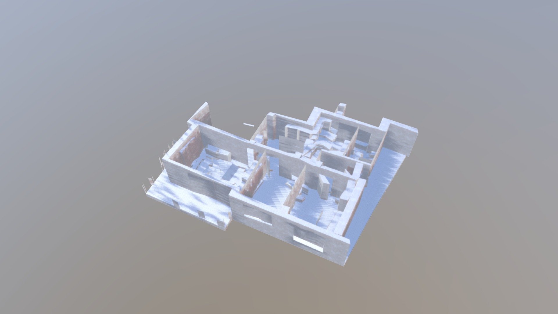 sistemazione casa — Sketchfab embed 3D viewer