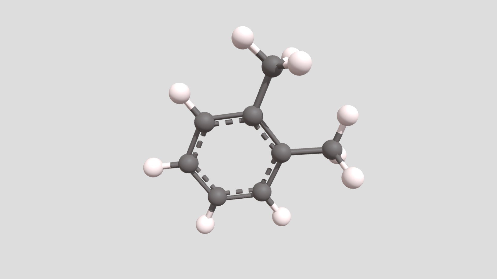 O_dimethylbenzene - 3D model by Dien [20b1489] - Sketchfab