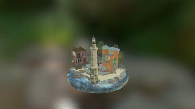 CityScene Paulien Casteleyn 3D Model