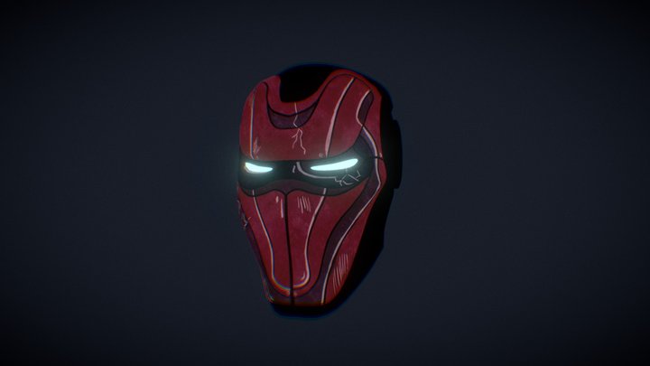Superhero mask 3D Model
