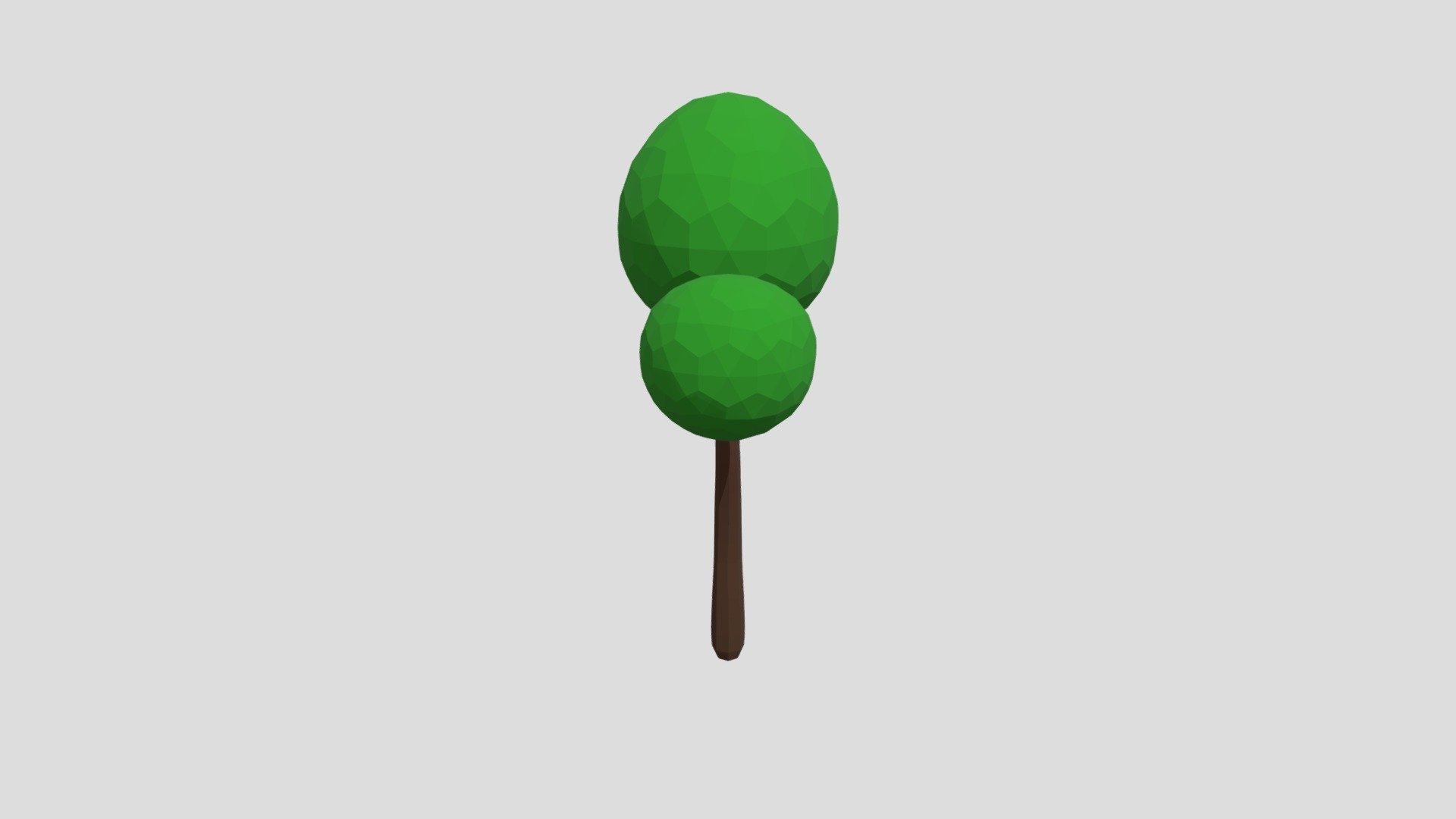 Low poly tree