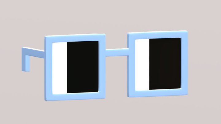 Nouns Glasses 3D Model