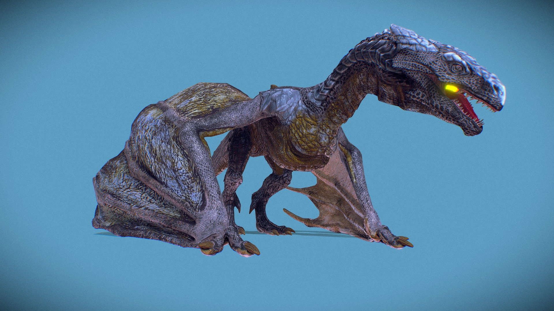 Irval the Wyvern - Buy Royalty Free 3D model by Malbers Animations  (@) [20b2e3d]