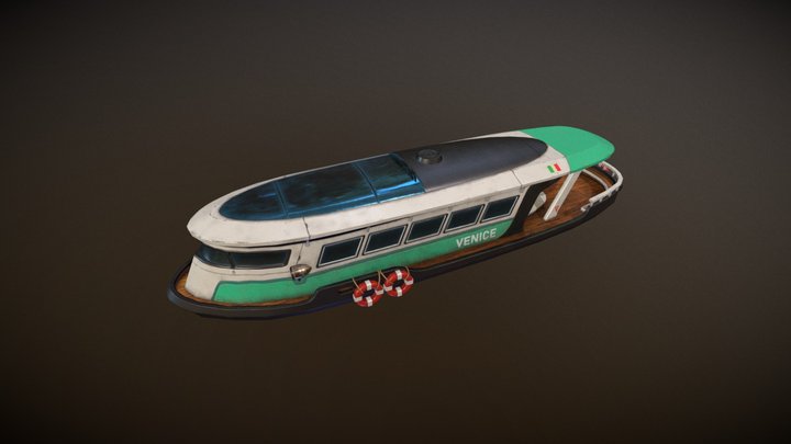Yacht 3D Model