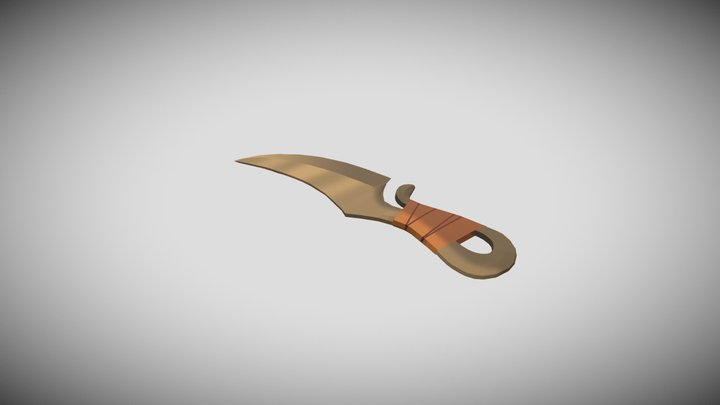 Braincraft | Knife | Bronze 3D Model