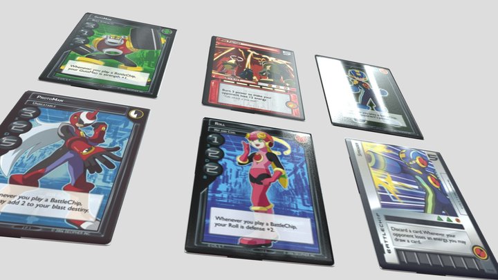 Megaman TCG 3D Model