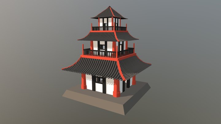Temple 2020 3D Model