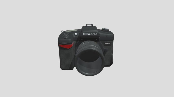 Camera 3DWorld inspirate to Nikon D7000 3D Model