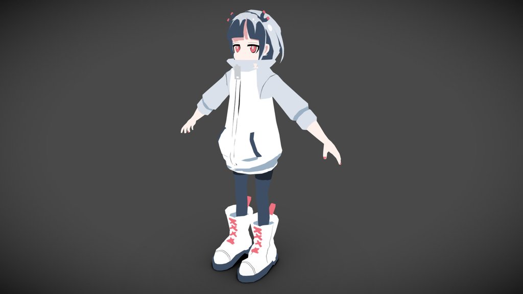 Vtubers 3d - A 3D model collection by Mika_sla - Sketchfab