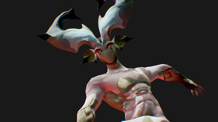 Flowery Fawn Model 3D Model