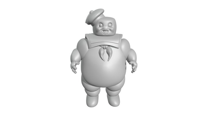 Marshmallow Man Stay Puft (Full model) 3D Model