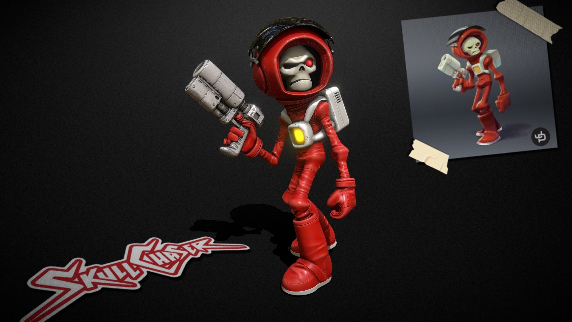 Skull Chaser Fan Art 3d Model By Giobiancofb [20b5e06] Sketchfab