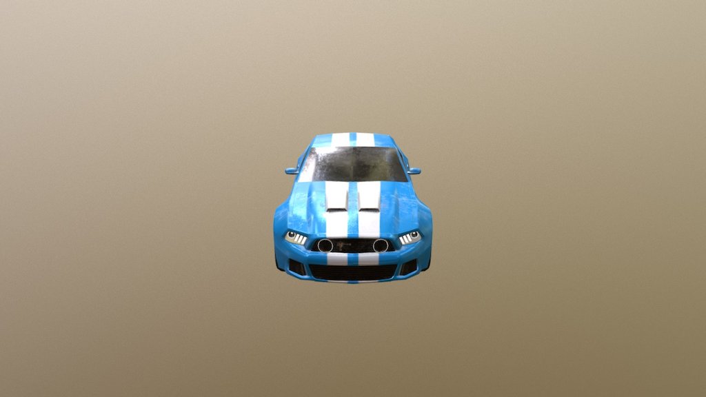 Muscle Car Re-Textured... Again.. Again.. - 3D model by Nikkidixon92 ...