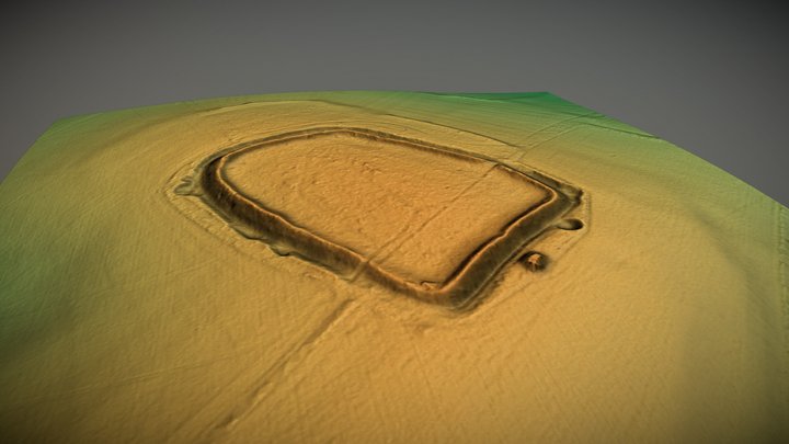 Clearbury Ring, Wiltshire (UK) – Free 3D Model STL