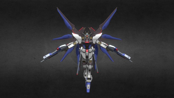 ZGMF-X20A Strike Freedom Gundam 3D Model