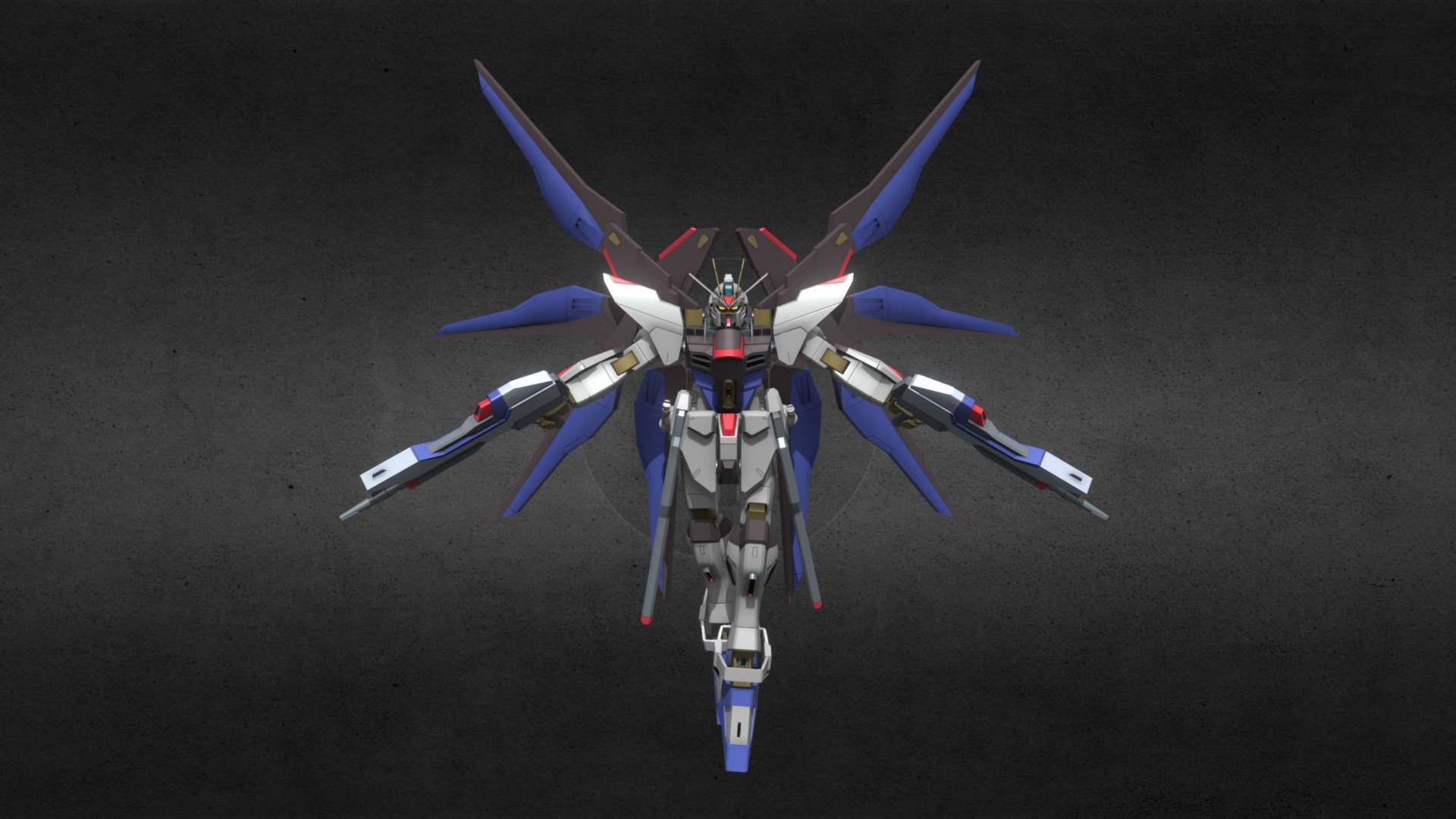 Zgmf Xa Strike Freedom Gundam 3d Model By Kardius Kardius b8522 Sketchfab