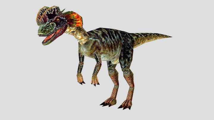 TLWJP(Arcade) - Dilophosaurus – Modèle 3D gratuit STL