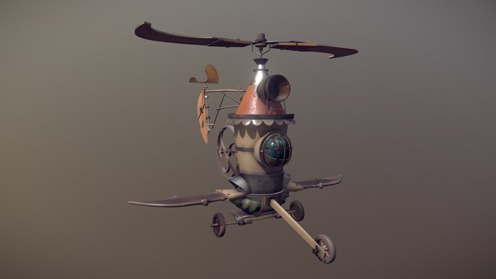 Minicopter 3D Model