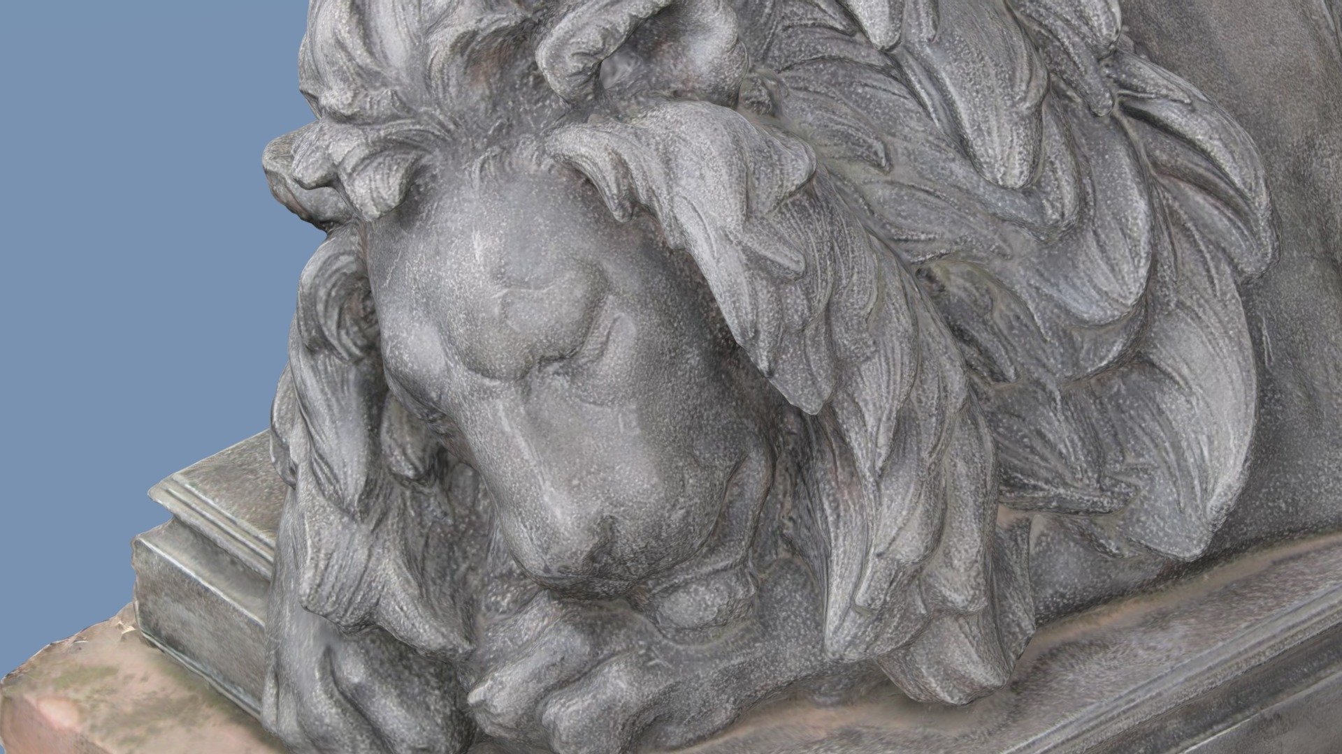 Lion, photogrammétrie