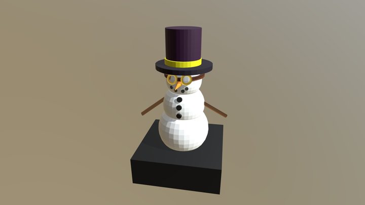 a snowman test 3D Model