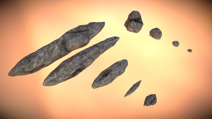 Set of modular rocks [Downloadable] 3D Model