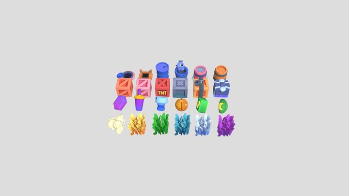 Brawl_stars_assets 3D Model