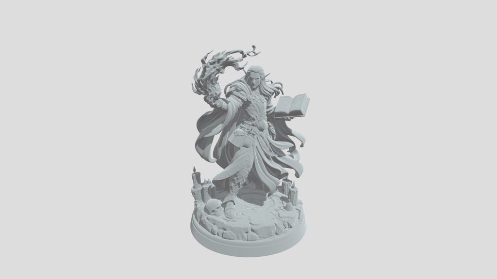 Mage de feu elfique