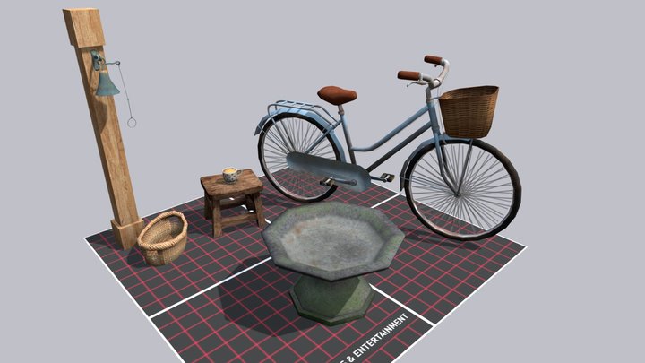 Grandma's house - Texture 2 More detailed props 3D Model