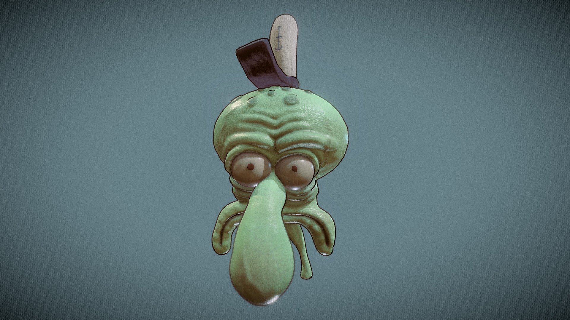 Squidward - Spongebob Fanart - Download Free 3D model by jason.lp.davis.