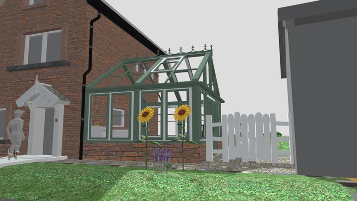 Grandma's House - WIP Diorama 3D Model