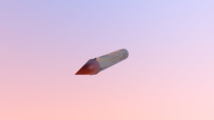 SS-4 Sandal Rakete 3D Model