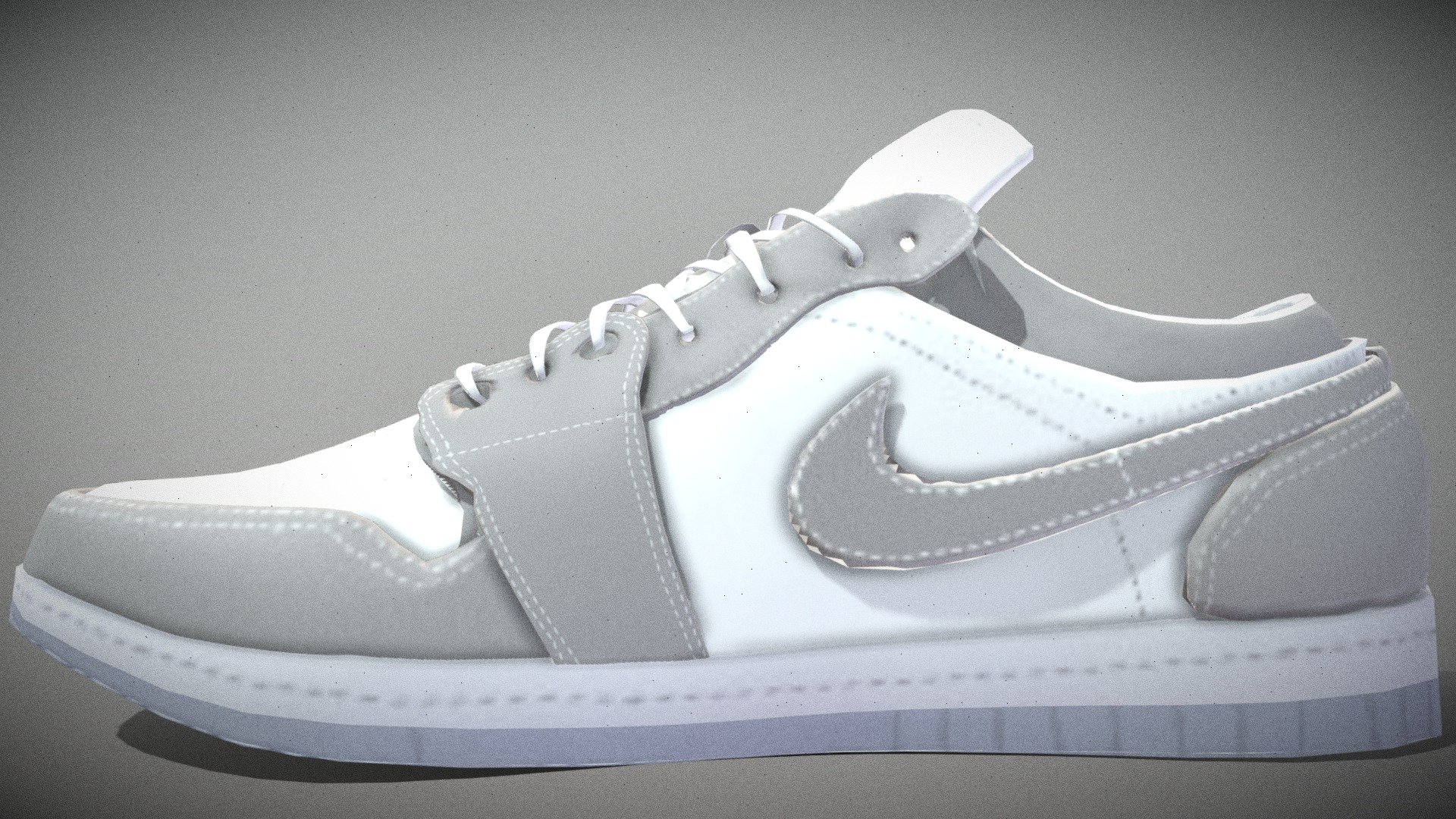 Air Jordan Wolf Grey - 3D model by Carlo Andrei I. Isidro