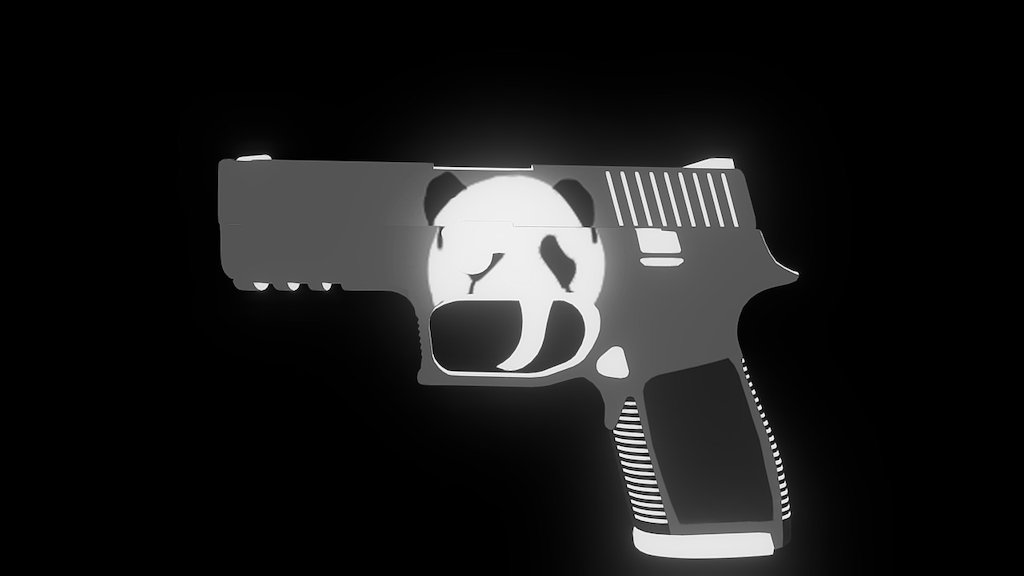 P250 Panda — Sketchfab embed 3D viewer