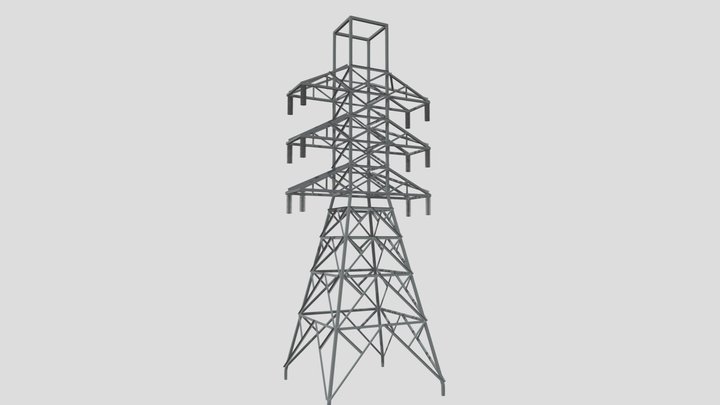 Transmission Tower / Electricity Pylon 3D Model