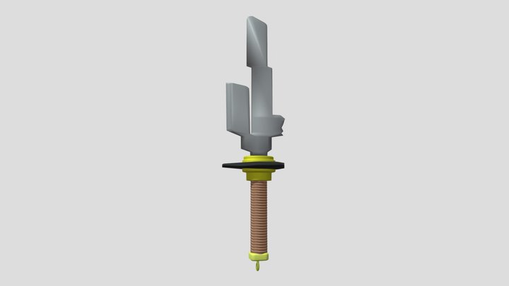 перевёрнутое копьё небес 3D Model