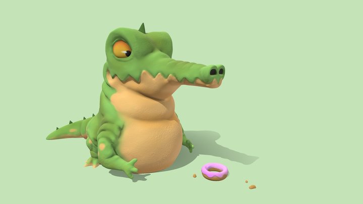 crocodile 3D Model