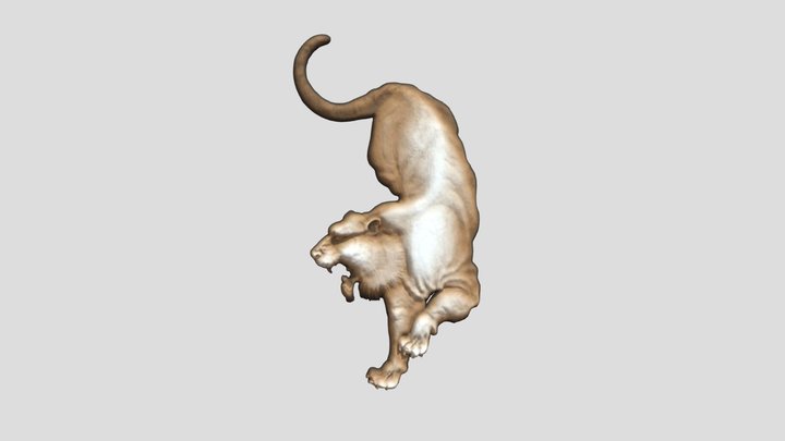 Lion 001 – Gratis 3D-model STL